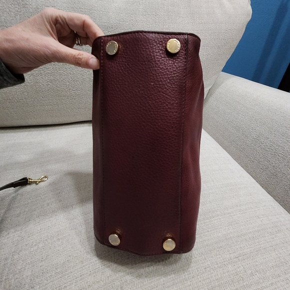 Michael Kors Mckenna Leather Shoulder Bag Purse - Picture 12 of 15